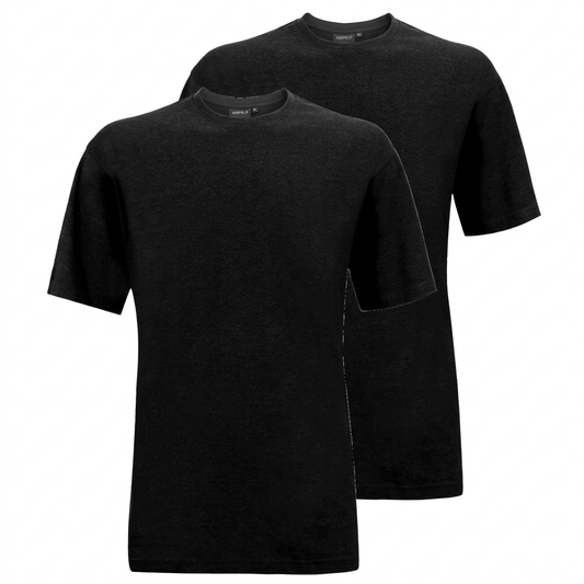 Redfield 2 x T-Shirts Rundhals XL bis 10XL "Dave"