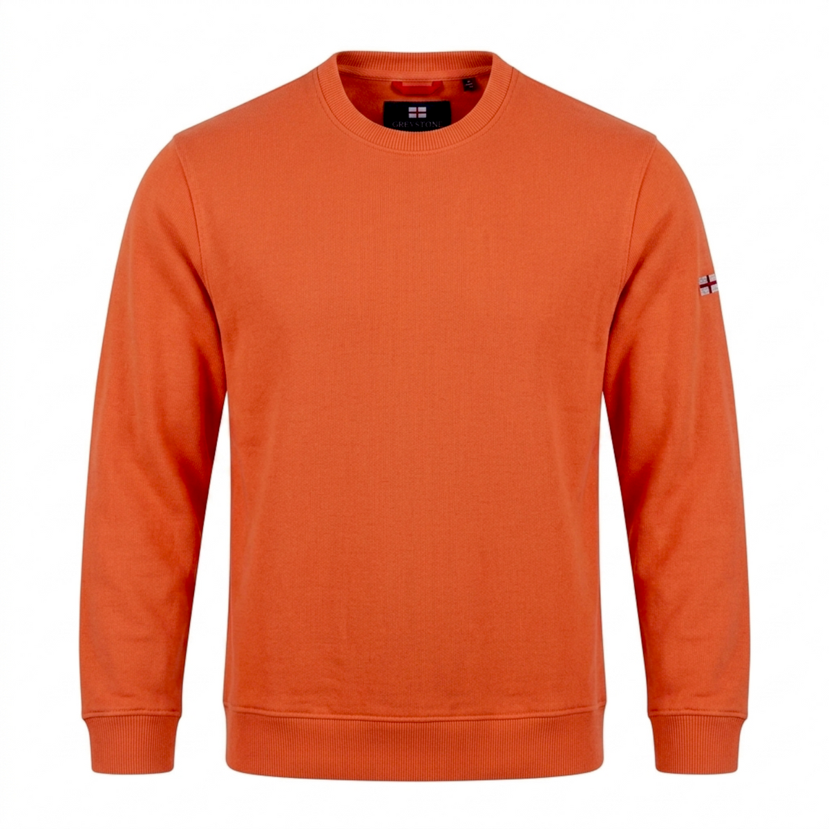 Greystone Pullover Sweatshirt 4XL 5XL Orange SONDERANGEBOT