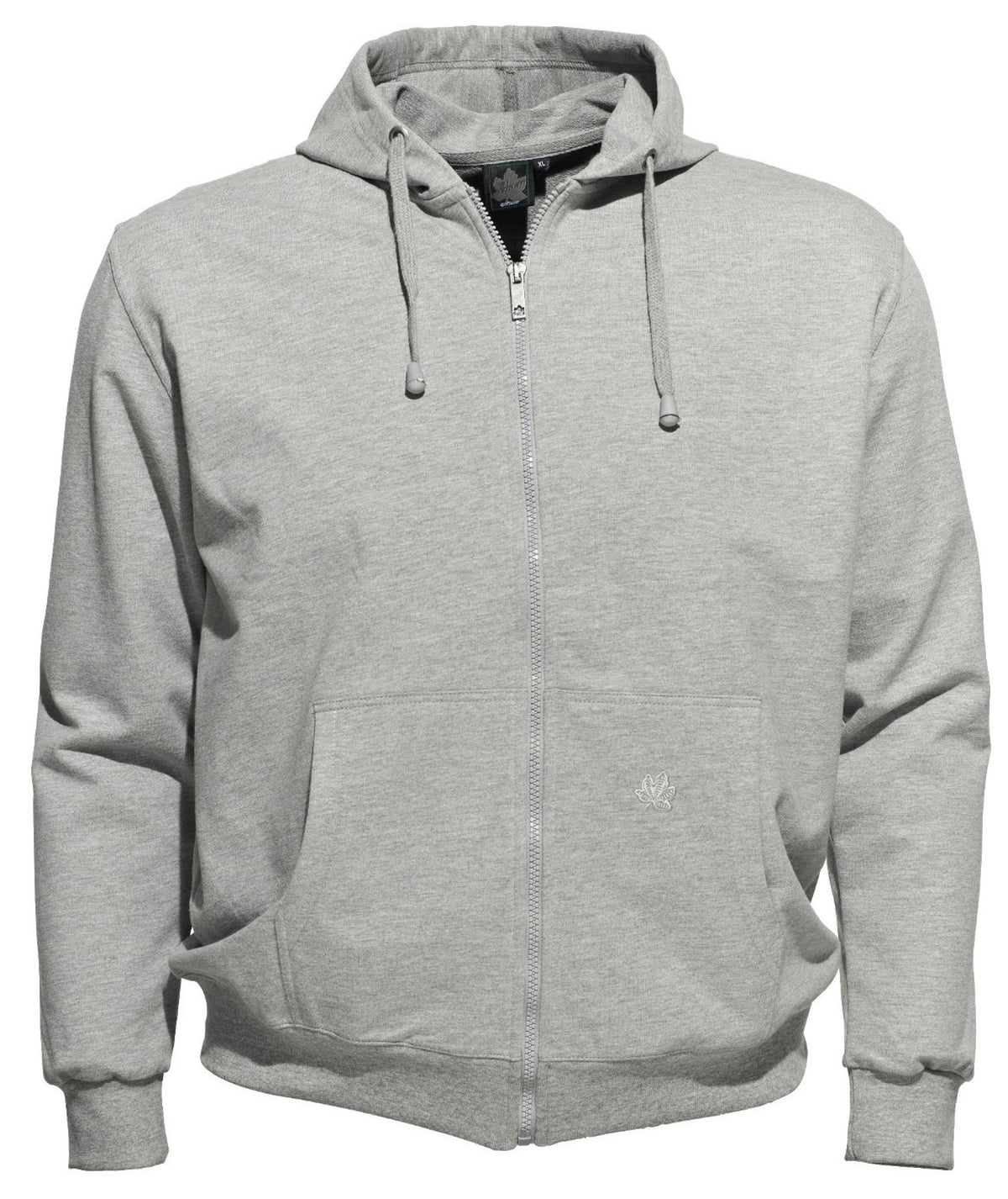 Ahorn Hoody-Jacke mit Reißverschluss und Kapuze