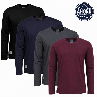 Ahorn Longsleeve XL bis 10XL Rundhals