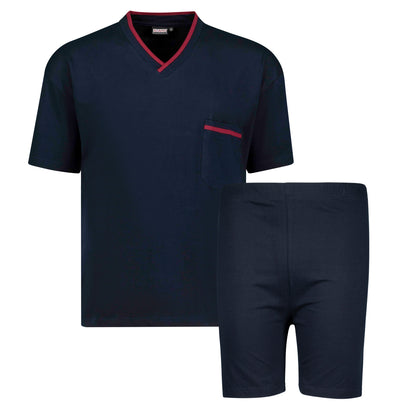 Adamo Pyjama Schlafanzug mit Brusttasche "Ben"