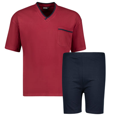 Adamo Pyjama Schlafanzug mit Brusttasche "Ben"