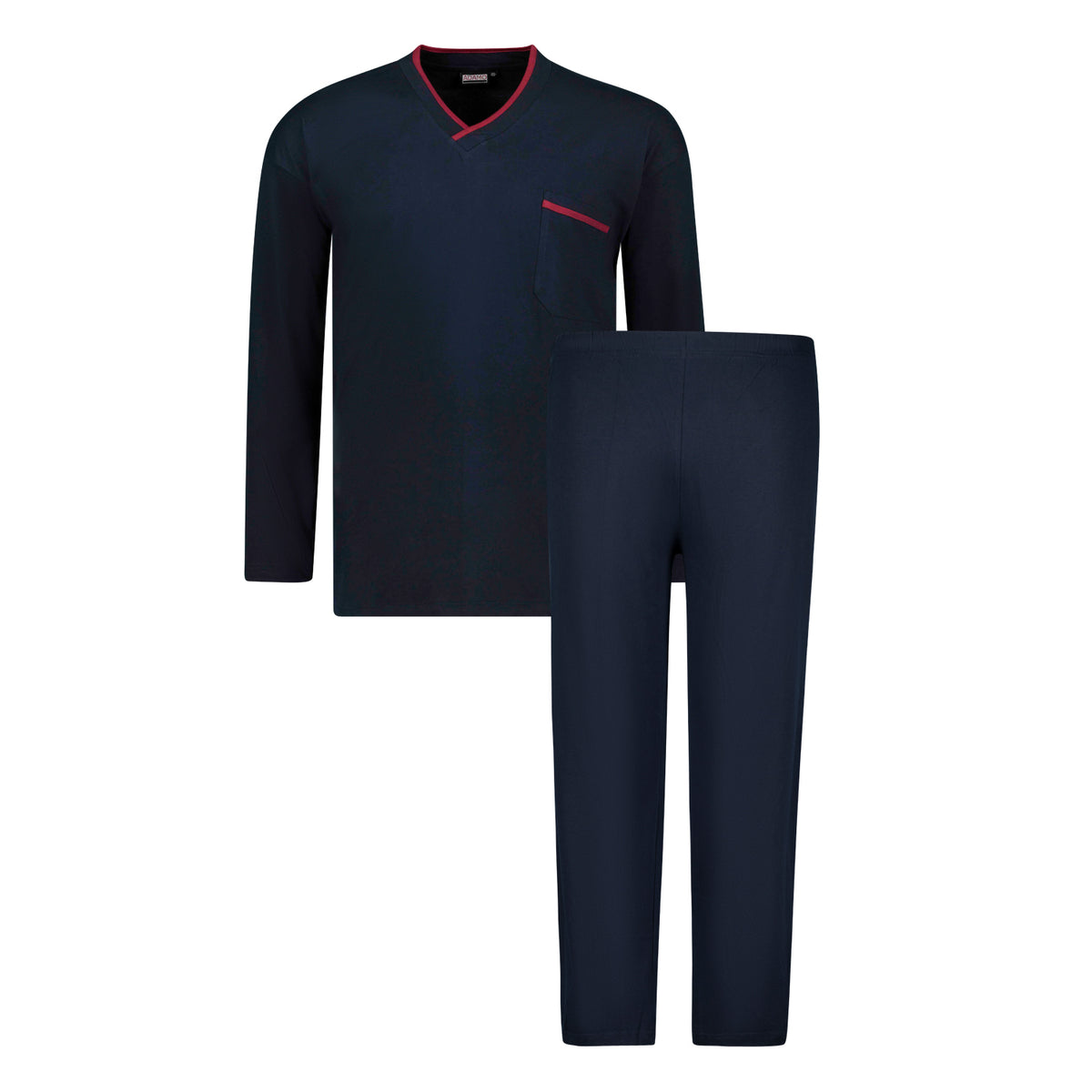 Adamo Schlafanzug Pyjama XXL bis 10XL "Beppo"