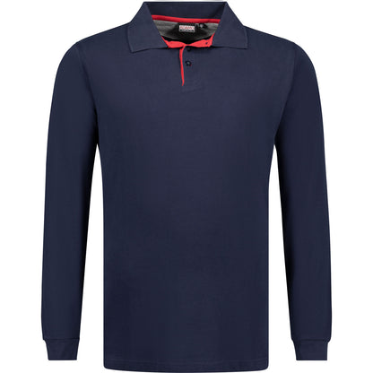 Adamo Polo-Sweatshirt mit Kragen und Knopfleiste "Peter"