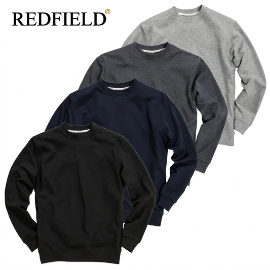 Redfield Pullover Rundhals Sweatshirt XL bis 10XL "Cliff"