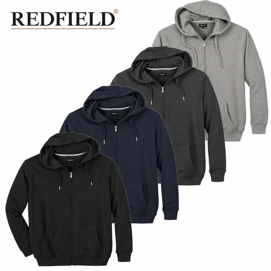 Redfield Hoody-Jacke mit Kapuze und Reißverschluss XL bis 10XL