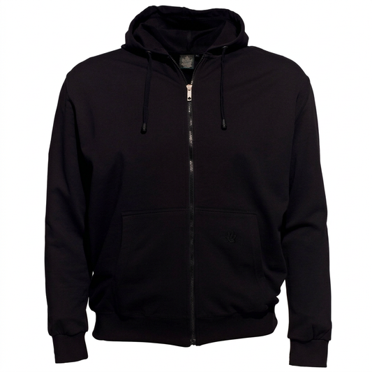 Ahorn Hoody-Jacke mit Reißverschluss und Kapuze XL bis 10XL