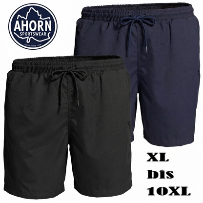 Ahorn Badehose XL - 10XL | 100% Micropolyester mit 3 Taschen