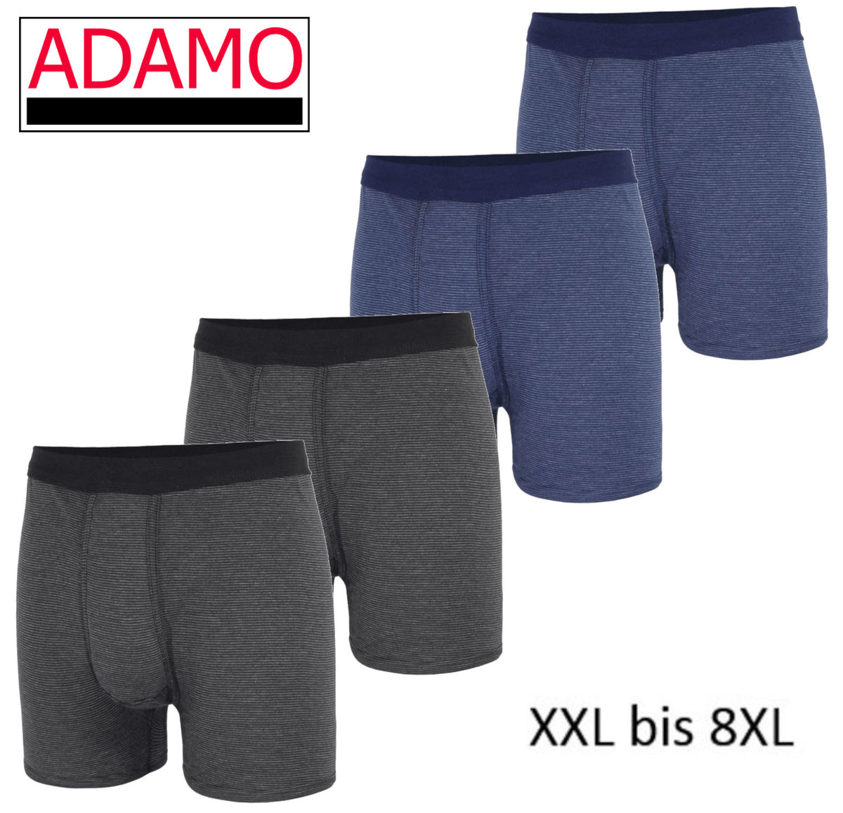 Adamo 2 x Thermo Pants XXL bis 8XL "Jeans"