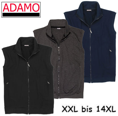 Adamo Sweat-Weste mit Kragen