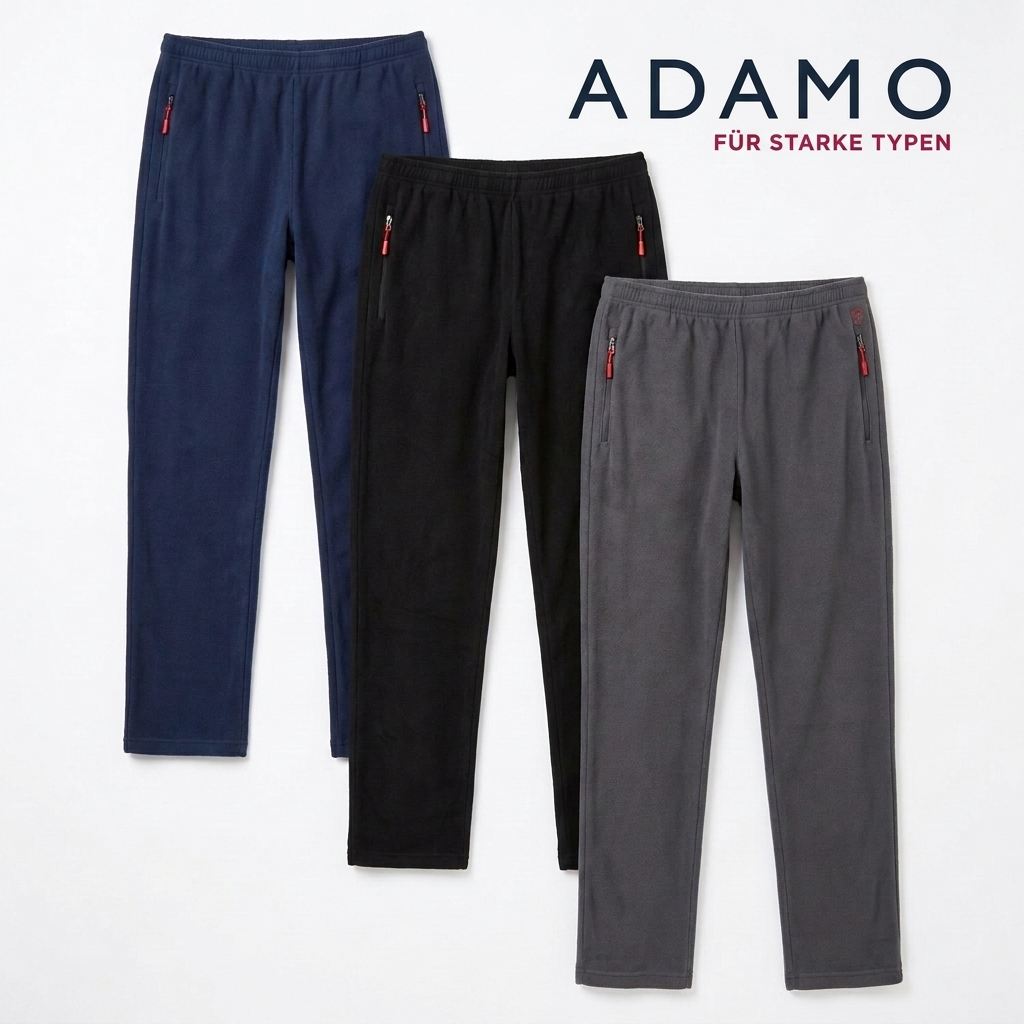 Adamo Fleece Hose Jogginghose XXL bis 12XL