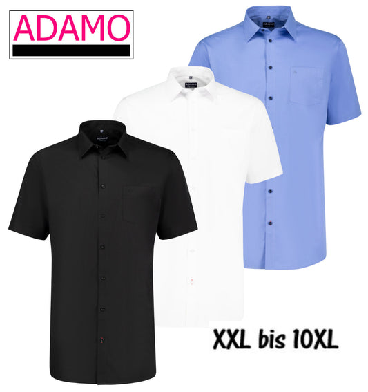 Adamo Klassisches Hemd Kurzarm