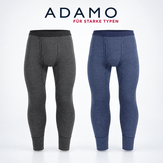 Adamo Lange Unterhose Thermowäsche XXL bis 8XL