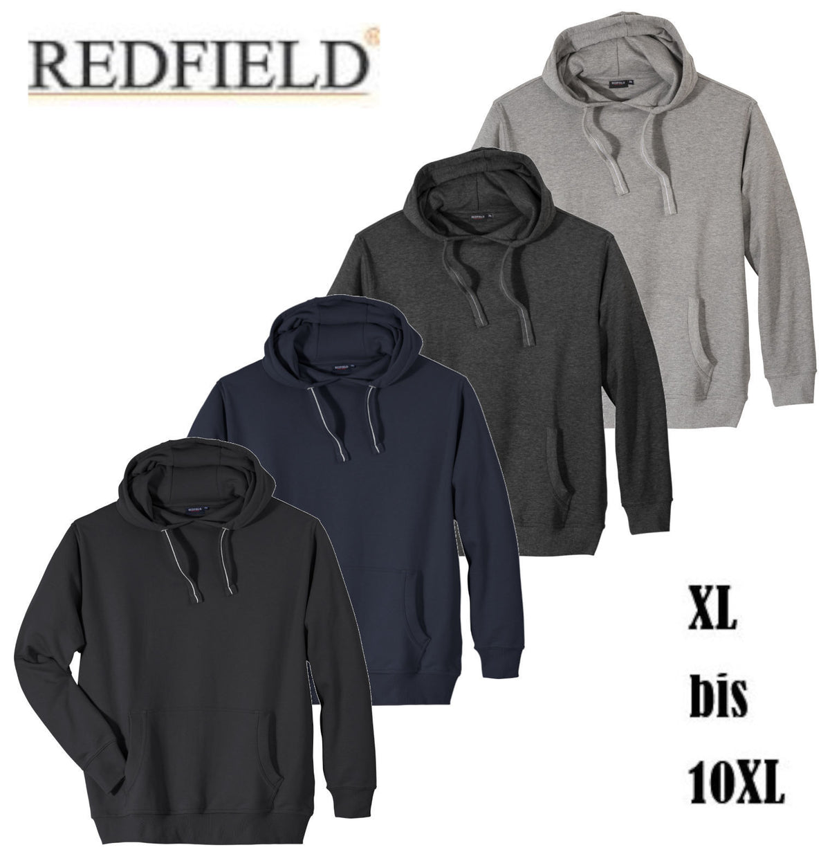 Redfield Kapuzenpullover mit Kordelzug "Louis"