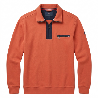 Greystone Troyer Sweatshirt SONDERANGEBOT 4XL Orange