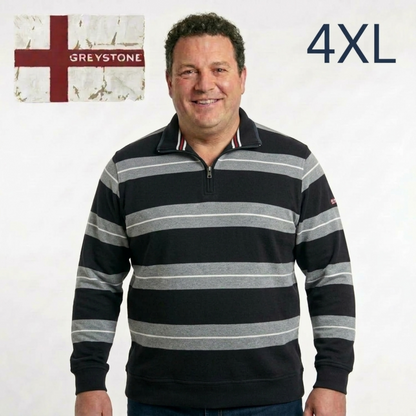 Greystone Troyer Sweatshirt SONDERANGEBOT 4XL Pullover