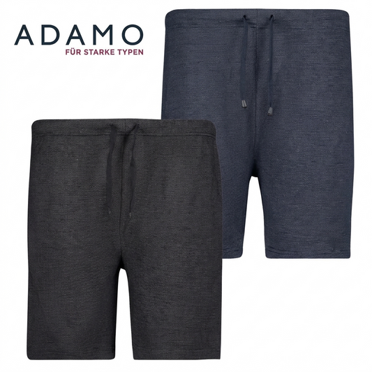 Adamo Hose Kurz Schlafanzughose Bermuda "Luis" XXL bis 12XL