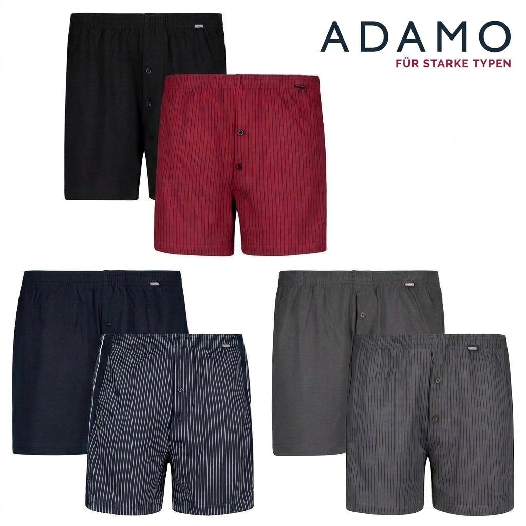 Adamo 2 x Boxershorts XXL bis 8XL "David"