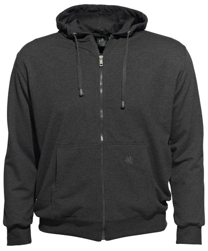Ahorn Hoody-Jacke mit Reißverschluss und Kapuze