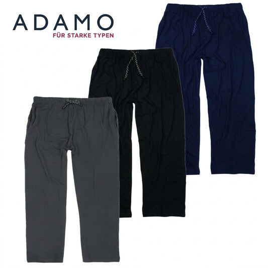 Adamo Schlafanzughose Lang mit 3 Taschen und Kordelzug GERD XXL bis 10XL