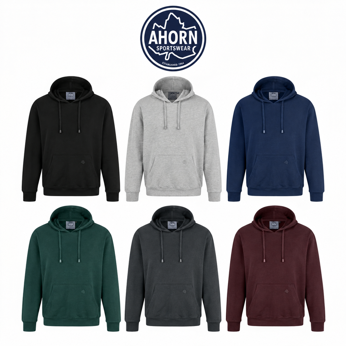 Ahorn Kapuzenpullover XL bis 10XL mit Kapuze