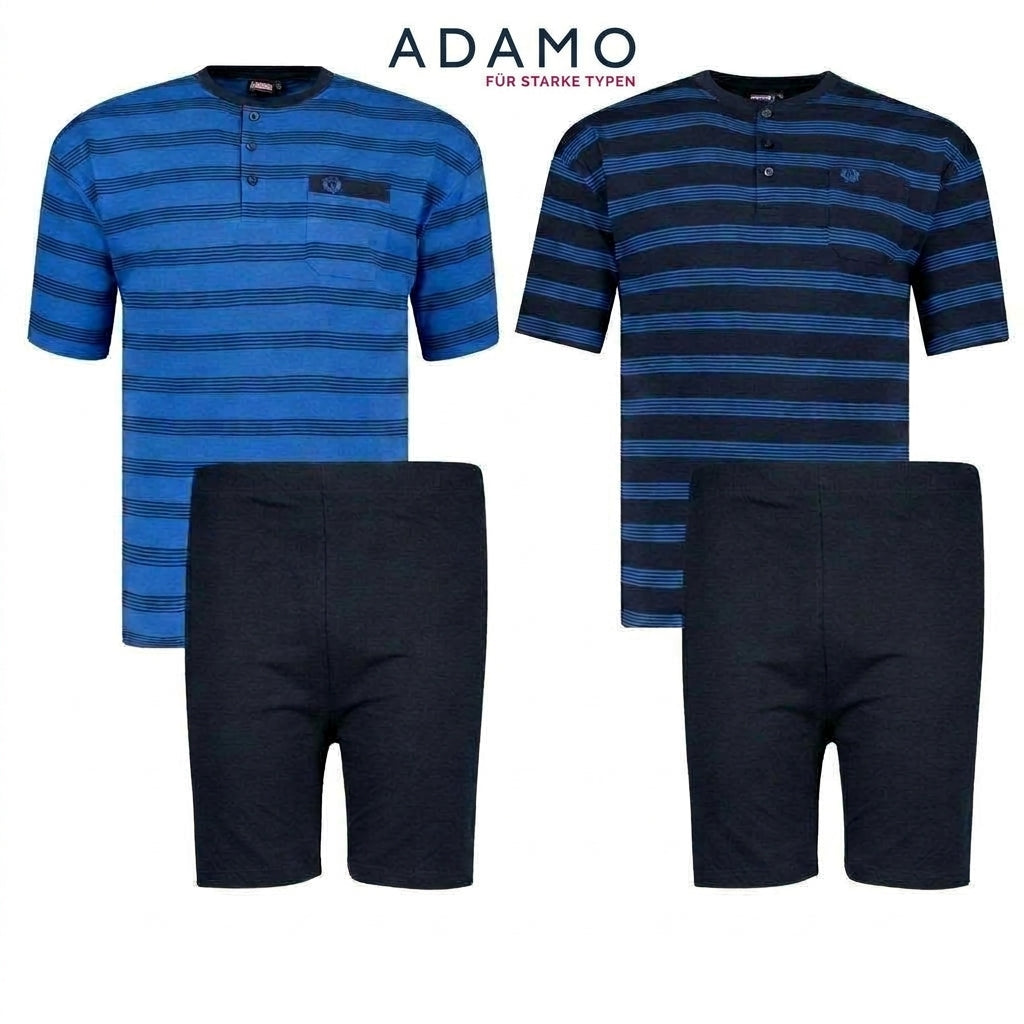 Adamo Schlafanzug Pyjama XXL bis 10XL "Anil"