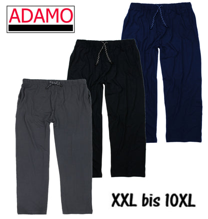 Adamo Schlafanzughose Lang mit 3 Taschen und Kordelzug GERD