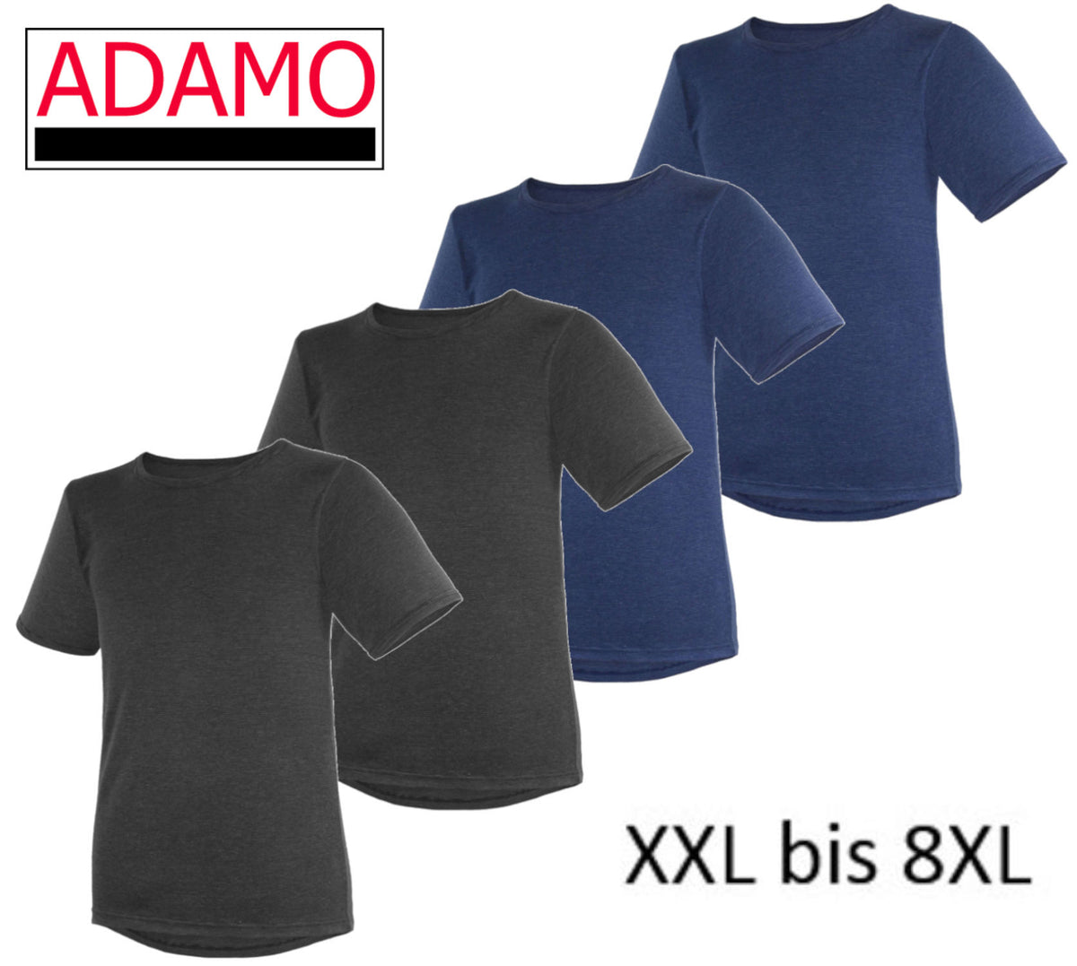 Adamo 2x Thermo-T-Shirt XXL bis 8XL