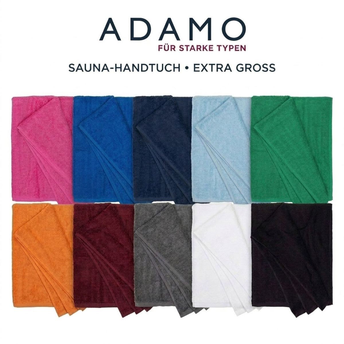 Adamo Handtuch Saunahandtuch EXTRA GROß